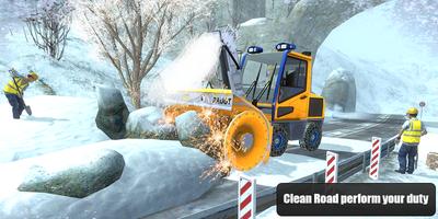 Snow Cutter Excavator Simulato स्क्रीनशॉट 3