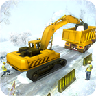 City Heavy Snow Excavator Simu icône