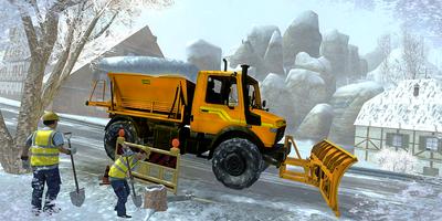 City Heavy Snow Excavator Simu capture d'écran 1