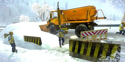 City Heavy Snow Excavator Simu capture d'écran 3