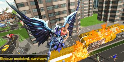 Flying Angel Superheroes Battle 2020 - Crime Time ภาพหน้าจอ 1