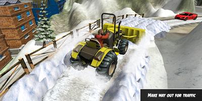 Heavy Snow Plow Clean Road Sim capture d'écran 3