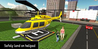 Helicopter Tourist Taxi Simula capture d'écran 2