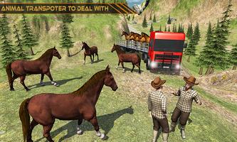 Horse Transport Truck Sim 19 -Rescue Thoroughbred скриншот 1