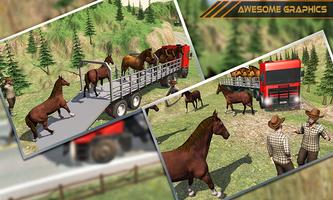 Horse Transport Truck Sim 19 -Rescue Thoroughbred syot layar 2