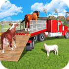 Offroad Animal Transport Truck Driver 3D أيقونة