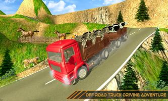 Offroad Animal Transport Truck Driver 3D Ekran Görüntüsü 1