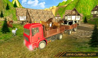 Offroad Animal Transport Truck Driver 3D screenshot 2