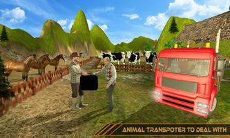Offroad Animal Transport Truck Driver 3D ảnh chụp màn hình 3