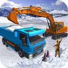 Snow Excavator Dredge Simulator - Rescue Game icono
