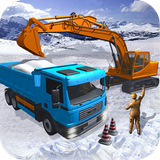 Snow Excavator Dredge Simulator - Rescue Game icono