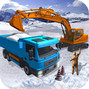 Snow Excavator Dredge Simulator - Rescue Game APK
