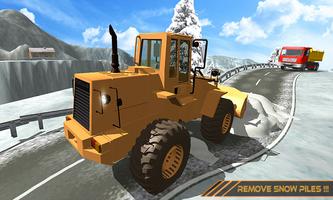 Snow Excavator Dredge Simulator - Rescue Game ảnh chụp màn hình 1