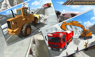 Snow Excavator Dredge Simulator - Rescue Game ảnh chụp màn hình 3