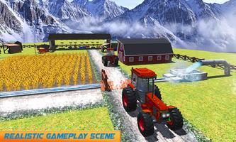 Snow Tractor Agriculture Simulator Affiche