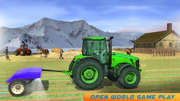 Snow Tractor Agriculture Simulator स्क्रीनशॉट 3