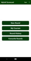 MyGolf Scorecard постер