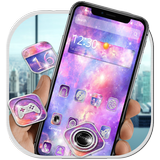 3D dreamy galaxy theme icon