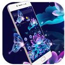 Dreamy Glowing Lotus Flower Theme APK