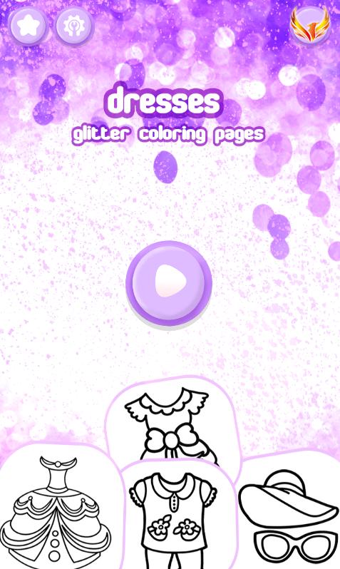 Download Dresses Coloring Book Glitter For Android Apk Download