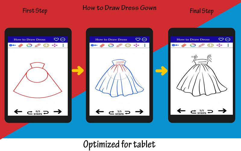 Como desenhar vestido passo a passo para Android - APK Baixar