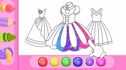 Dress Coloring Game Glitter XAPK 下載