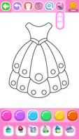 Dress Coloring Game Glitter ảnh chụp màn hình 2