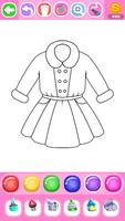 Dress Coloring Game Glitter ảnh chụp màn hình 1