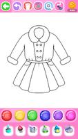 Dress Coloring Game Glitter تصوير الشاشة 3