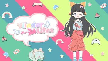 Vlinder Life: Dress up games پوسٹر