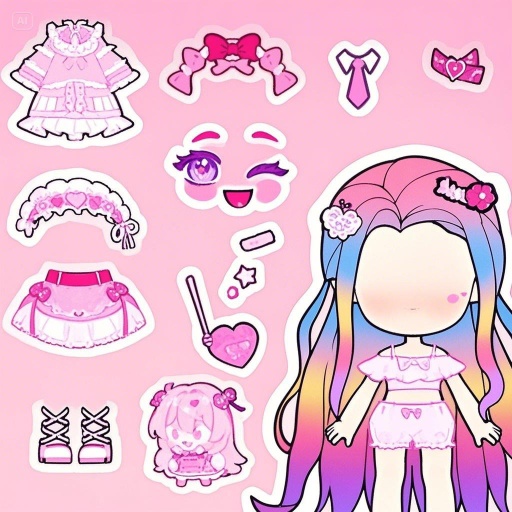Vlinder Doll: ファッションドレスアップゲーム