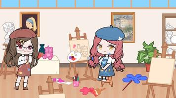 YOYO Doll School life Dress up screenshot 1