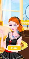 Red Hair Girl Dress Up الملصق