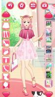 Anime Princess Dress Up - Girl Fashion Star Makeup Ekran Görüntüsü 3