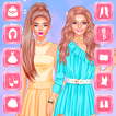 姐妹换装游戏：色粉衣服和化妆