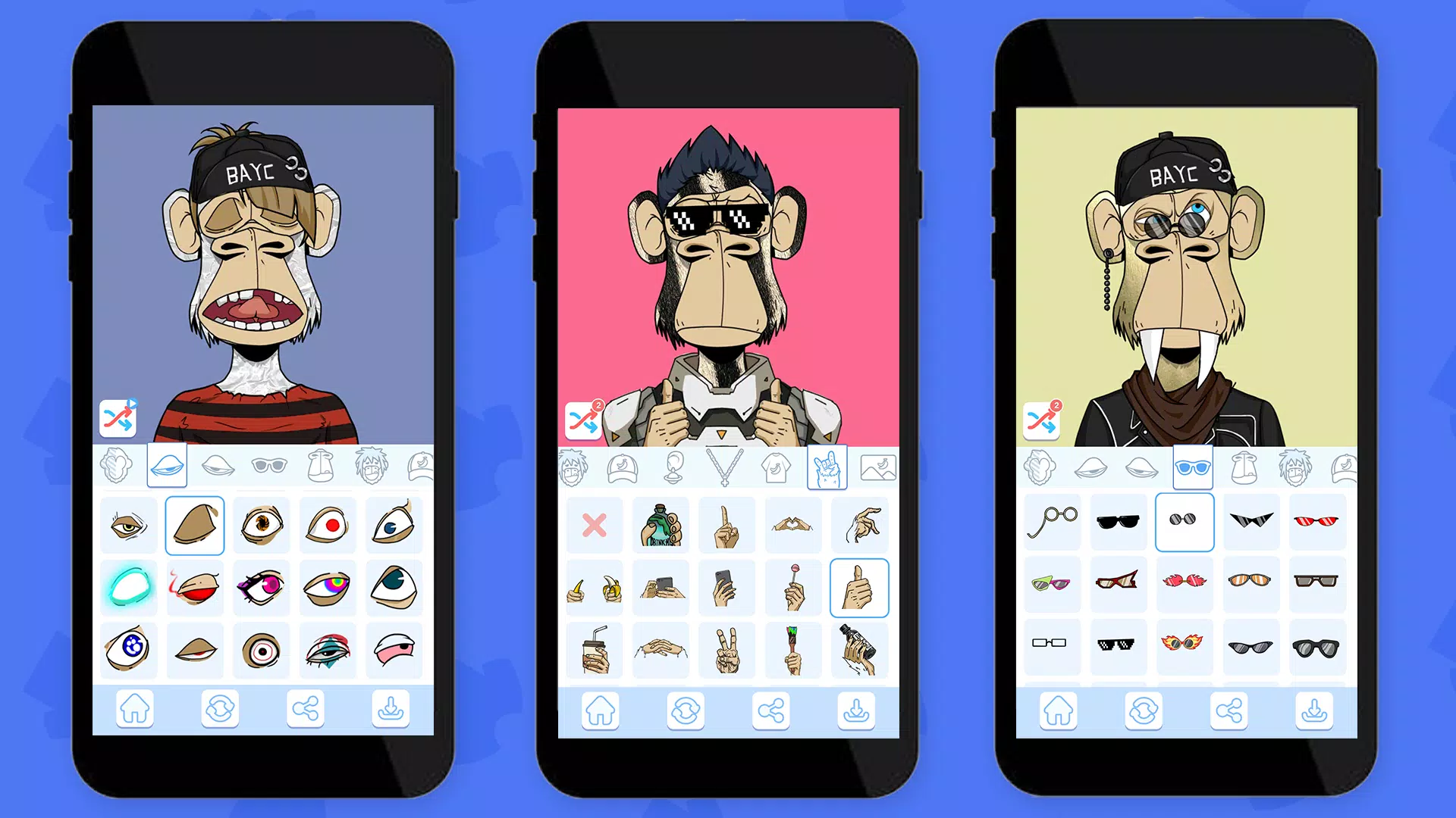 🔥 Download Bored Ape Creator - NFT Art 1.2.3 [No Ads] APK MOD. Application  to create avatars in a unique style 