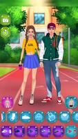 School Couple dress up скриншот 1