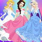 Princesses team Dress up icône