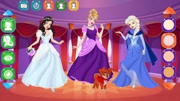 Princesses team Dress up capture d'écran 2