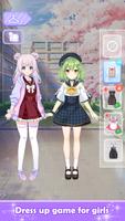 Anime Dress Up: Fashion Game الملصق