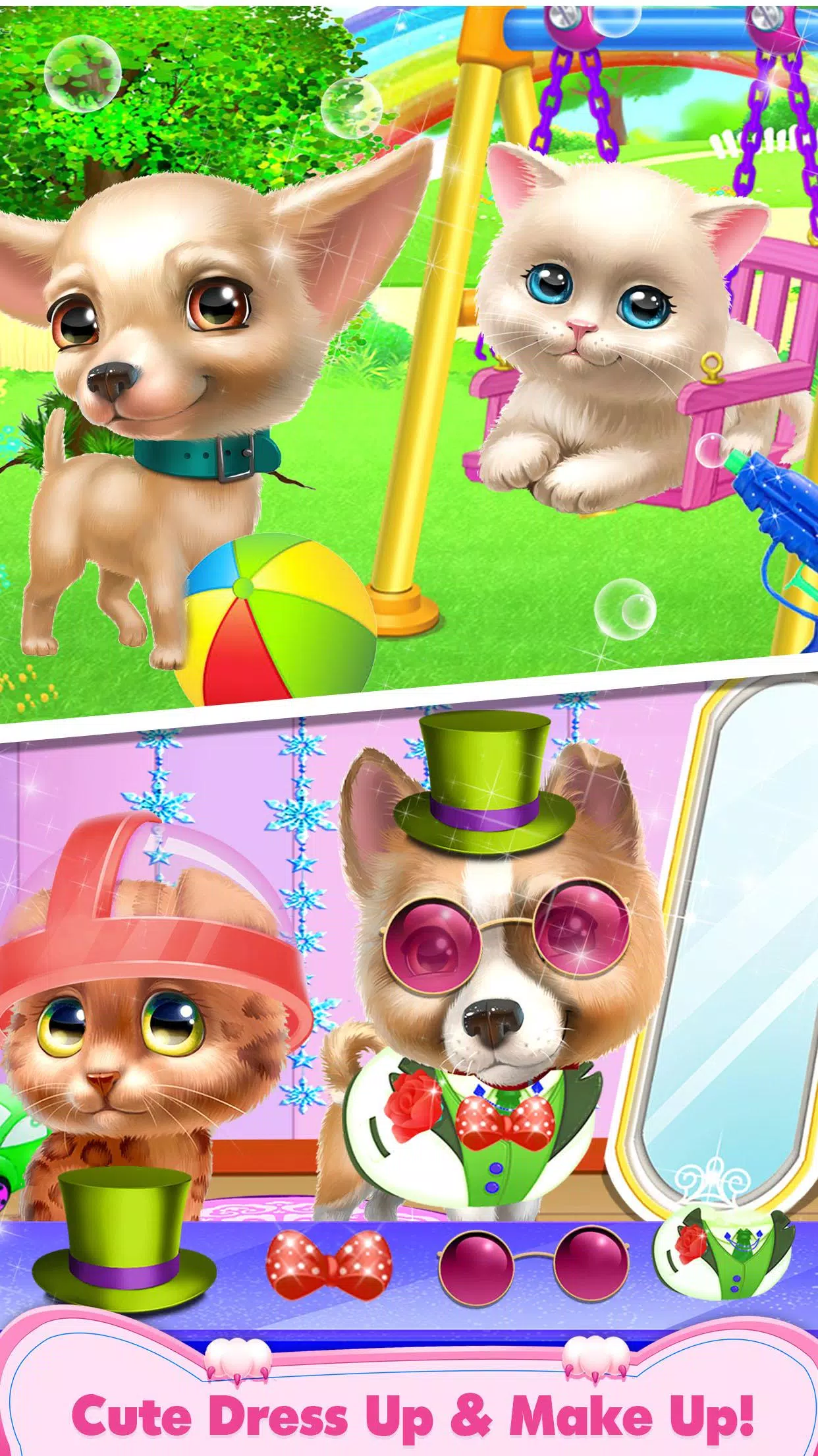 Download do APK de Animais Fofos - jogos de animais para cuidar