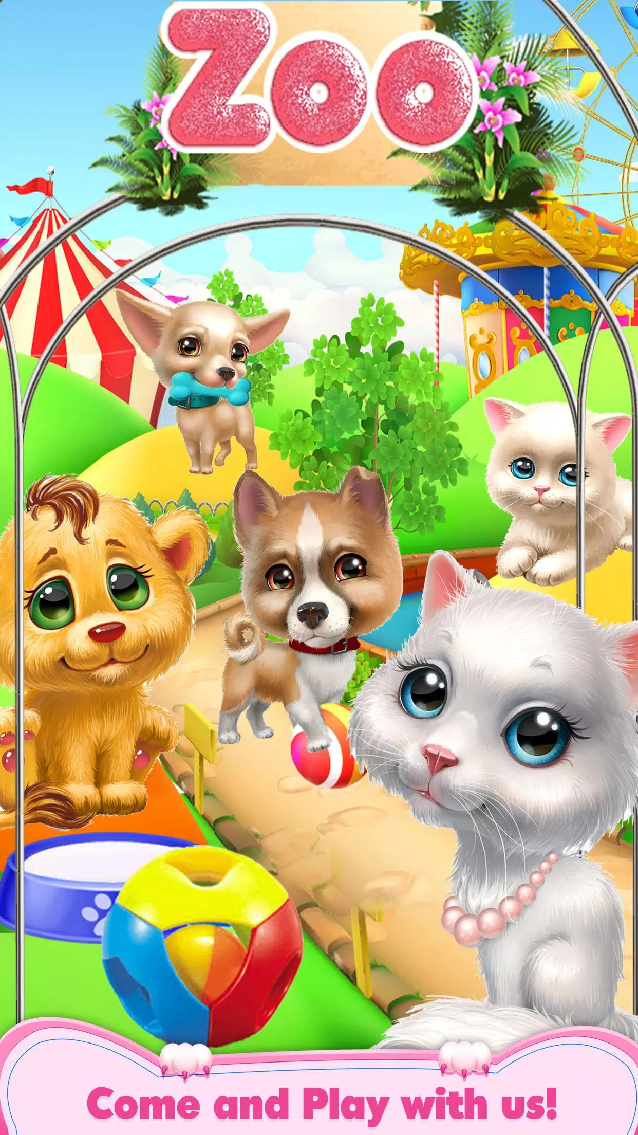 Download do APK de Animais Fofos - jogos de animais para cuidar