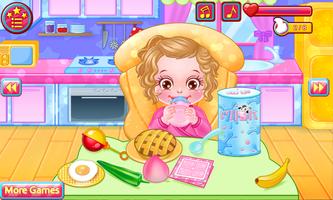 Baby Caring Games with Anna poster