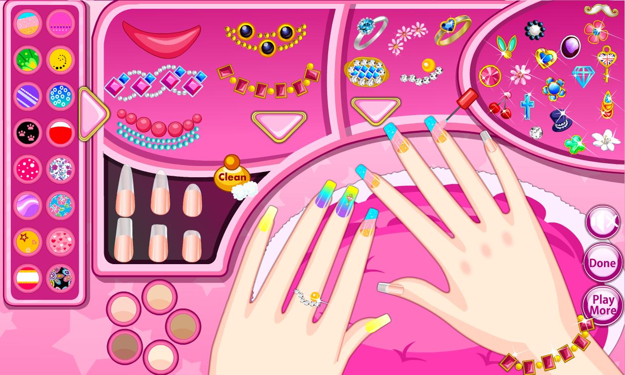 Нужна игра легкая. Игры для девочек ногти. Маникюр для девочек. Игра красить ногти. Игровые ногти.