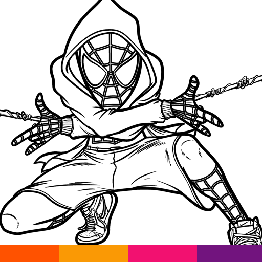 How to Draw Black Spider