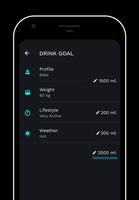 Water Tracker + Water Reminder اسکرین شاٹ 3