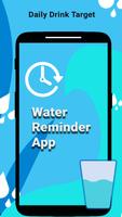 Напоминание о воде: пейте воду вовремя постер