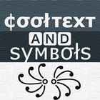 Cool text and symbols icône