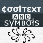 ikon Cool text and symbols