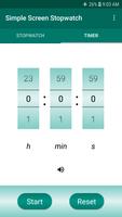 Simple Screen Stopwatch syot layar 1
